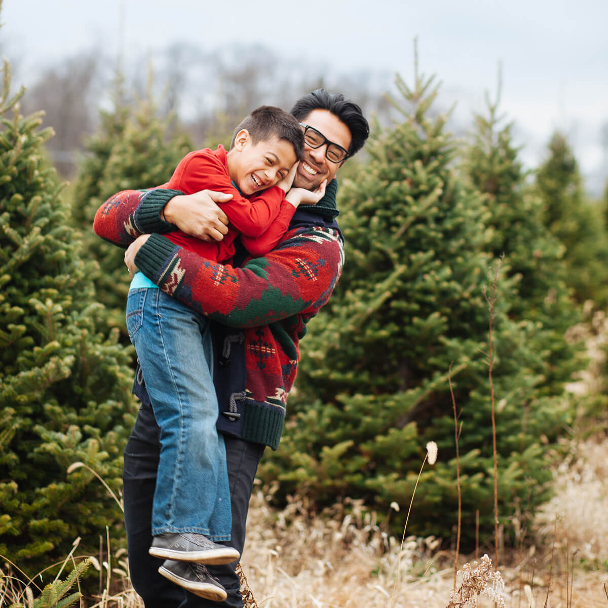 2022-dad-kids-retreat-trees